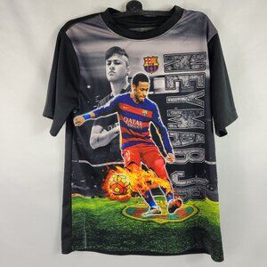 Soccer Barcelona Football Club Neymar Jr SS Shirt Activewear Youth Large